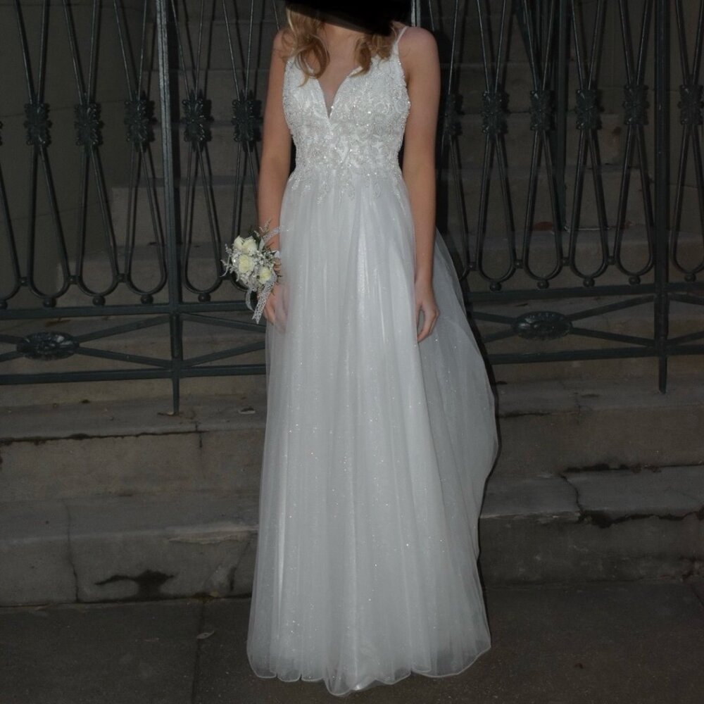 White Formal Cotillion Dress